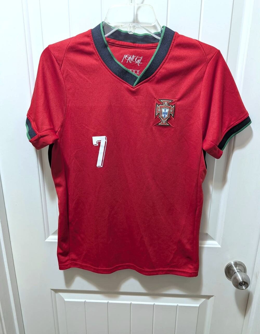 Nike Portugal 2024 Home Soccer Jersey Cristiano Ronaldo #7 Men's Size 30, XS